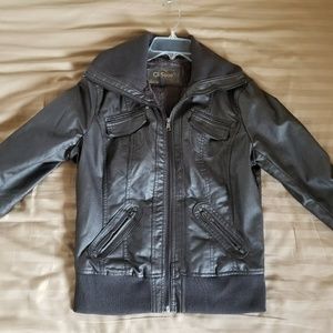 Ci Sono Faux Leather Jacket